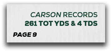 page 9,carson RECORDS 261 TOT YDS & 4 TD
