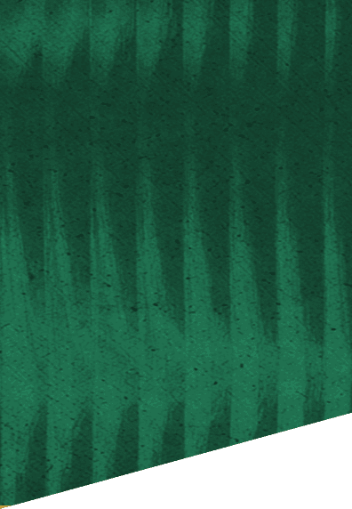 A textured green background with a subtle pattern of vertical shapes and a diagonal cut at the bottom right corner. Description generated by AI