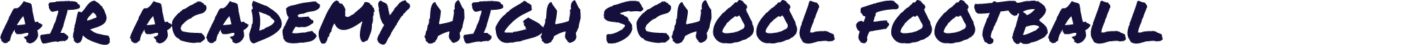AIR ACADEMY HIGH SCHOOL FOOTBALL