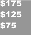 $175 $125 $75