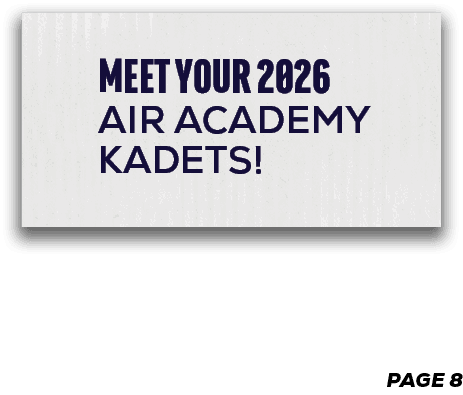 page 8,meet your 2026 air academy kadets