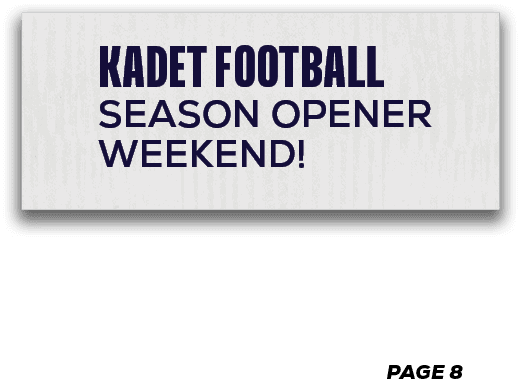page 8,Kadet Football Season Opener Weekend