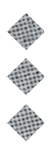 A black and white image of a circle with a red dot in the middle. Description generated by AI