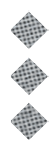 A black and white image of a circle with a red dot in the middle. Description generated by AI