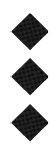 Three yellow diamond shapes with a textured pattern are arranged vertically on a white background. Description generated by AI