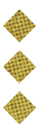 Three black right-pointing arrow shapes stacked vertically on a white background. Description generated by AI