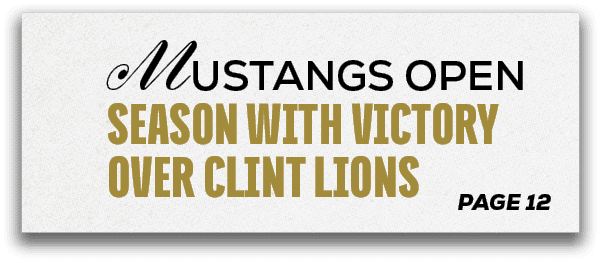 PAGE 12 ,MUSTANGS open SEASON With Victory Over CLINT LION