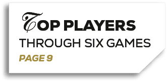 TOP PLAYERS THROUGH SIX GAMES PAGE 