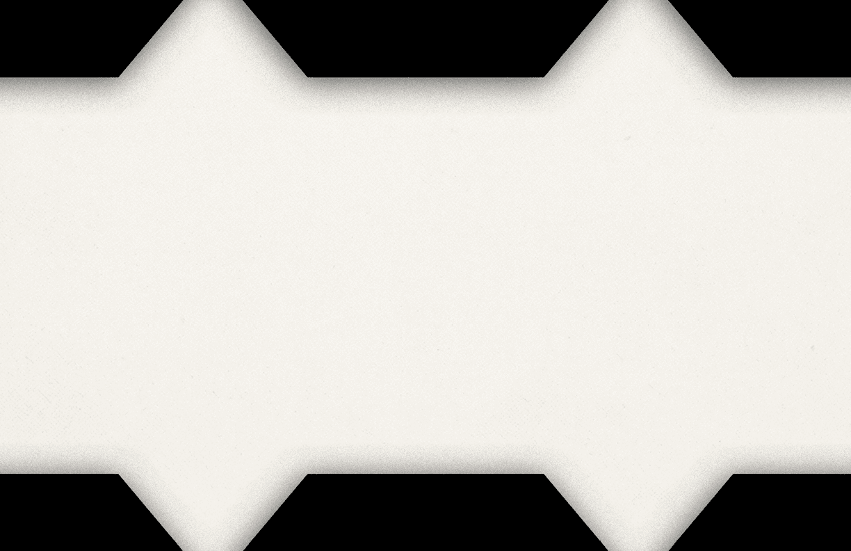 A white horizontal zigzag pattern with soft edges on a black background. Description generated by AI