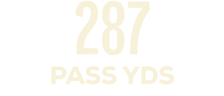 287 PASS YDS