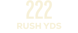 222 RUSH YDS