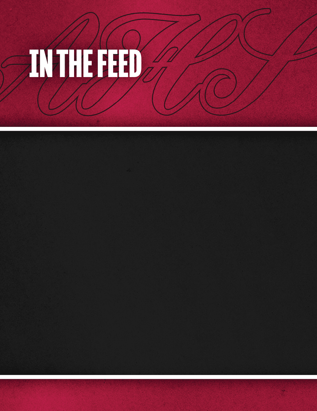 A red background with a black square. Description generated by AI