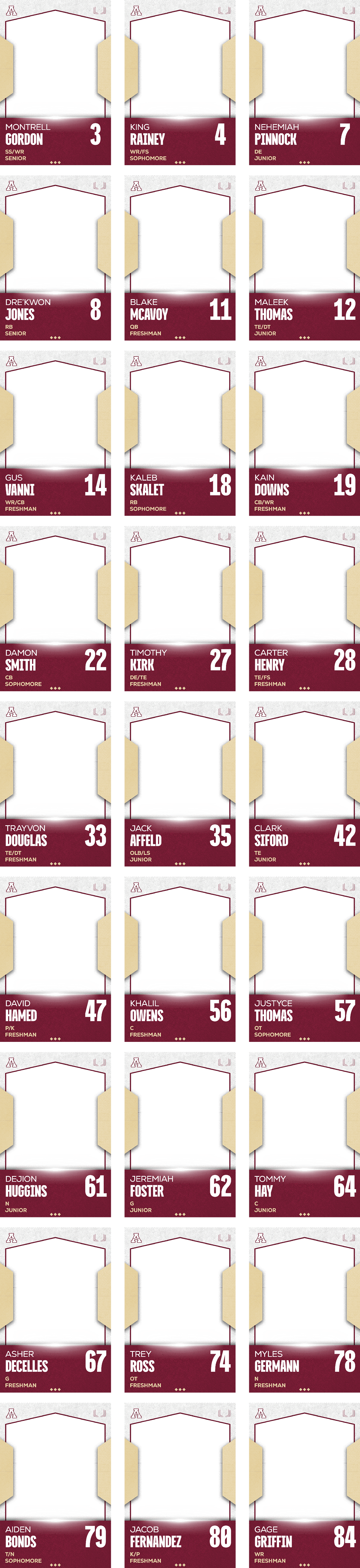 Roster Card