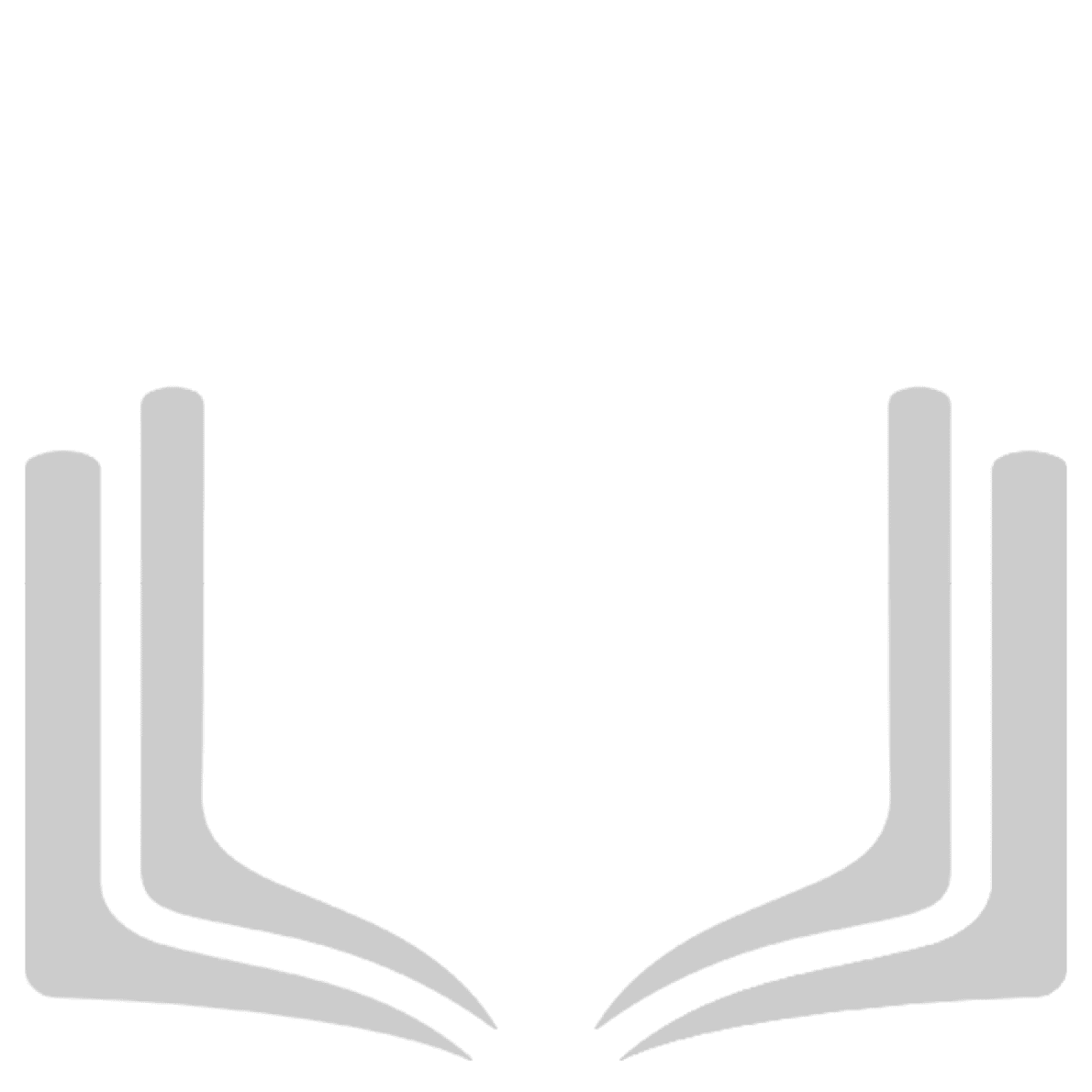 Two stylized black hands facing each other with palms open and fingers slightly curved inward. Description generated by AI