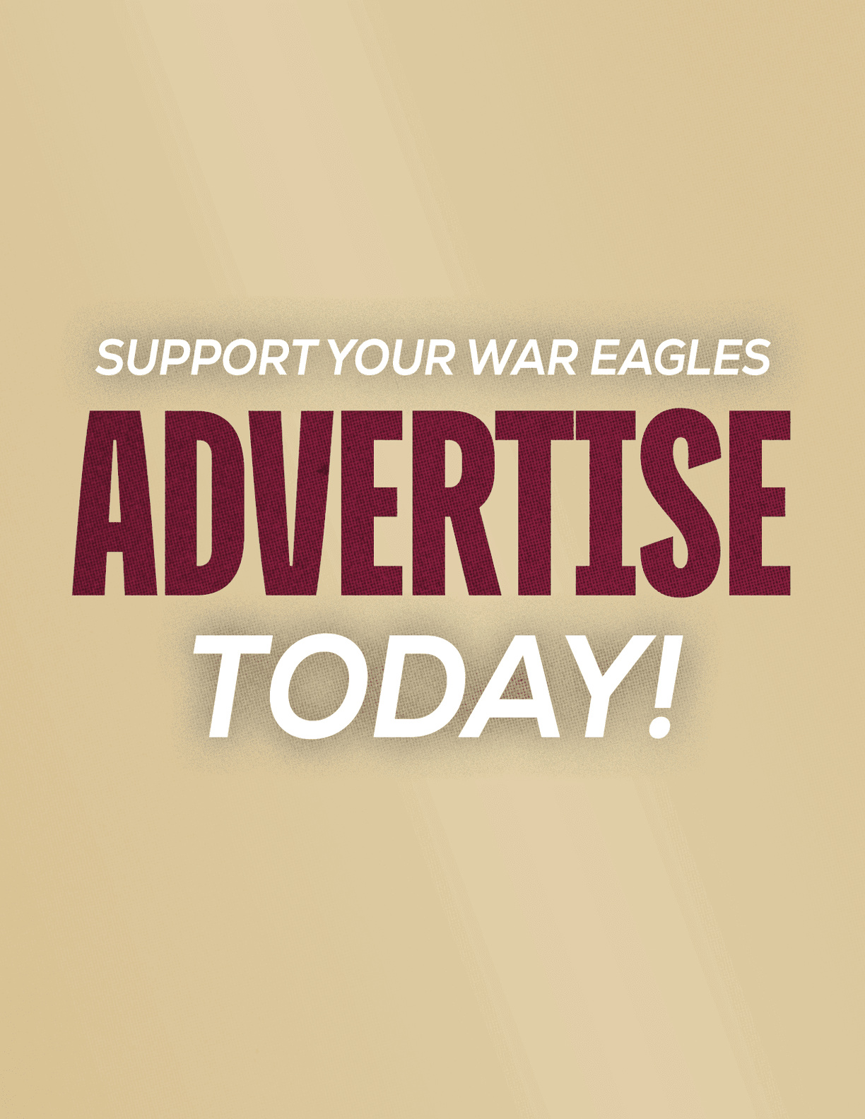 Support your Cardinals advertisement today. Description generated by AI