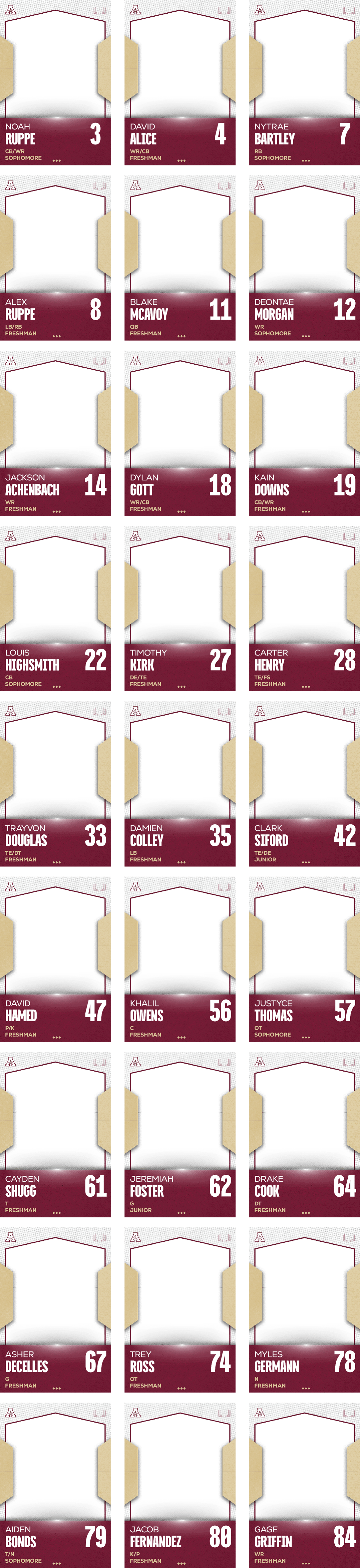 Roster Card