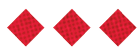 A black and white image of a circle with a red dot in the middle. Description generated by AI
