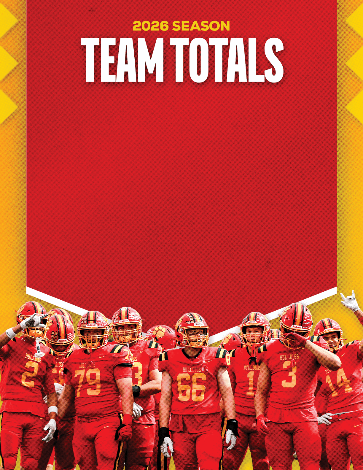 A group of football players standing on a field. Description generated by AI