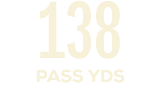 138 PASS YDS