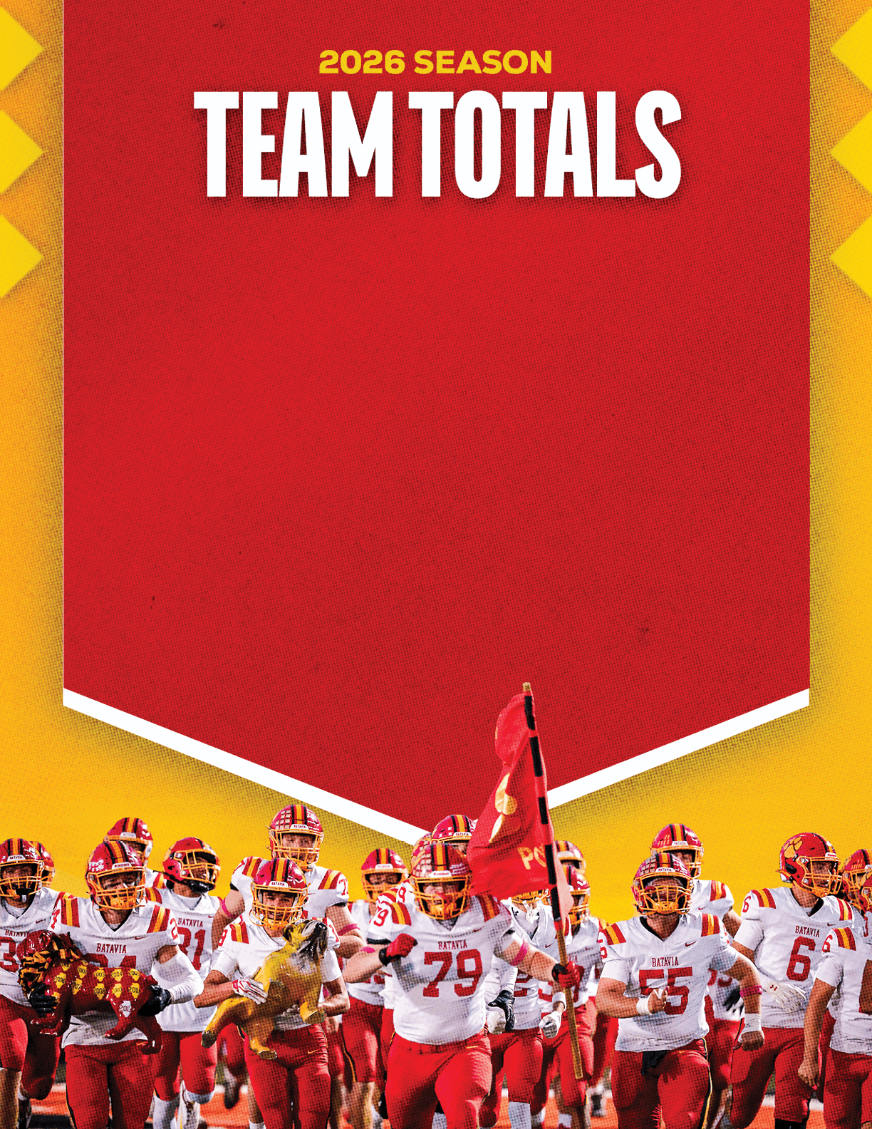 A group of football players standing on a field. Description generated by AI