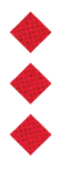 A black and white image of a circle with a red dot in the middle. Description generated by AI