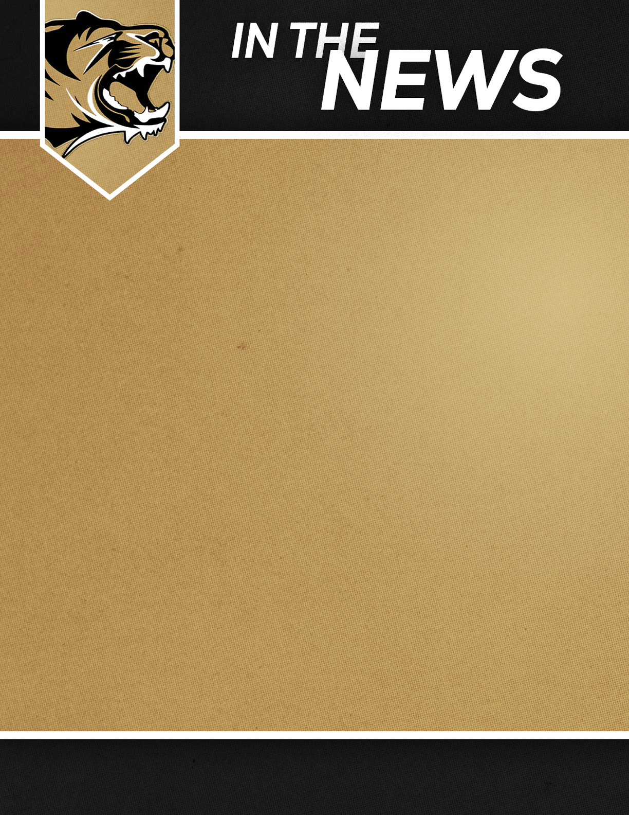 A blank piece of paper with a black and gold border. Description generated by AI
