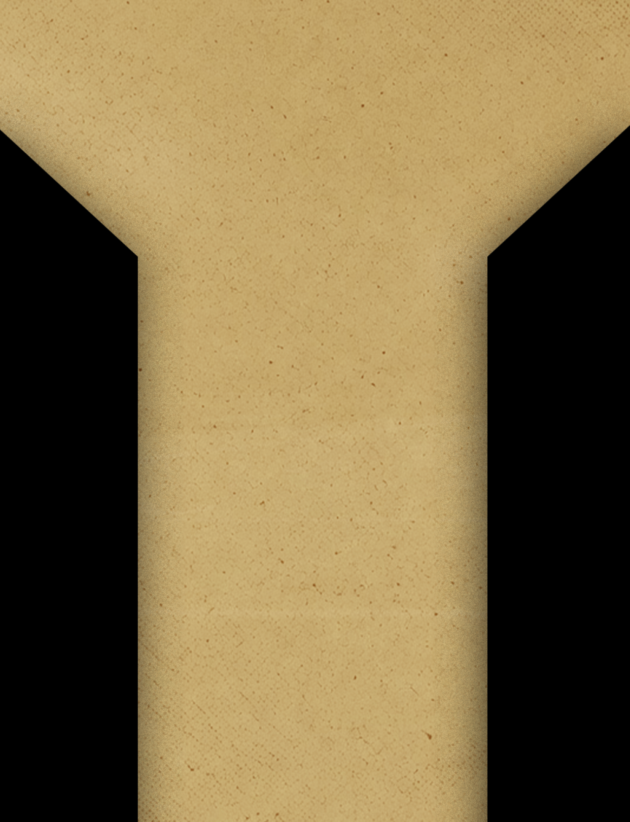 Three black and white houses on a tan background. Description generated by AI