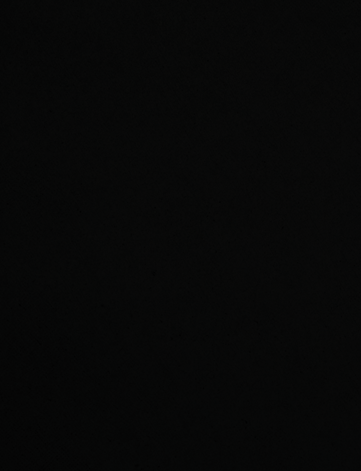 A black and white photo of a dark background. Description generated by AI