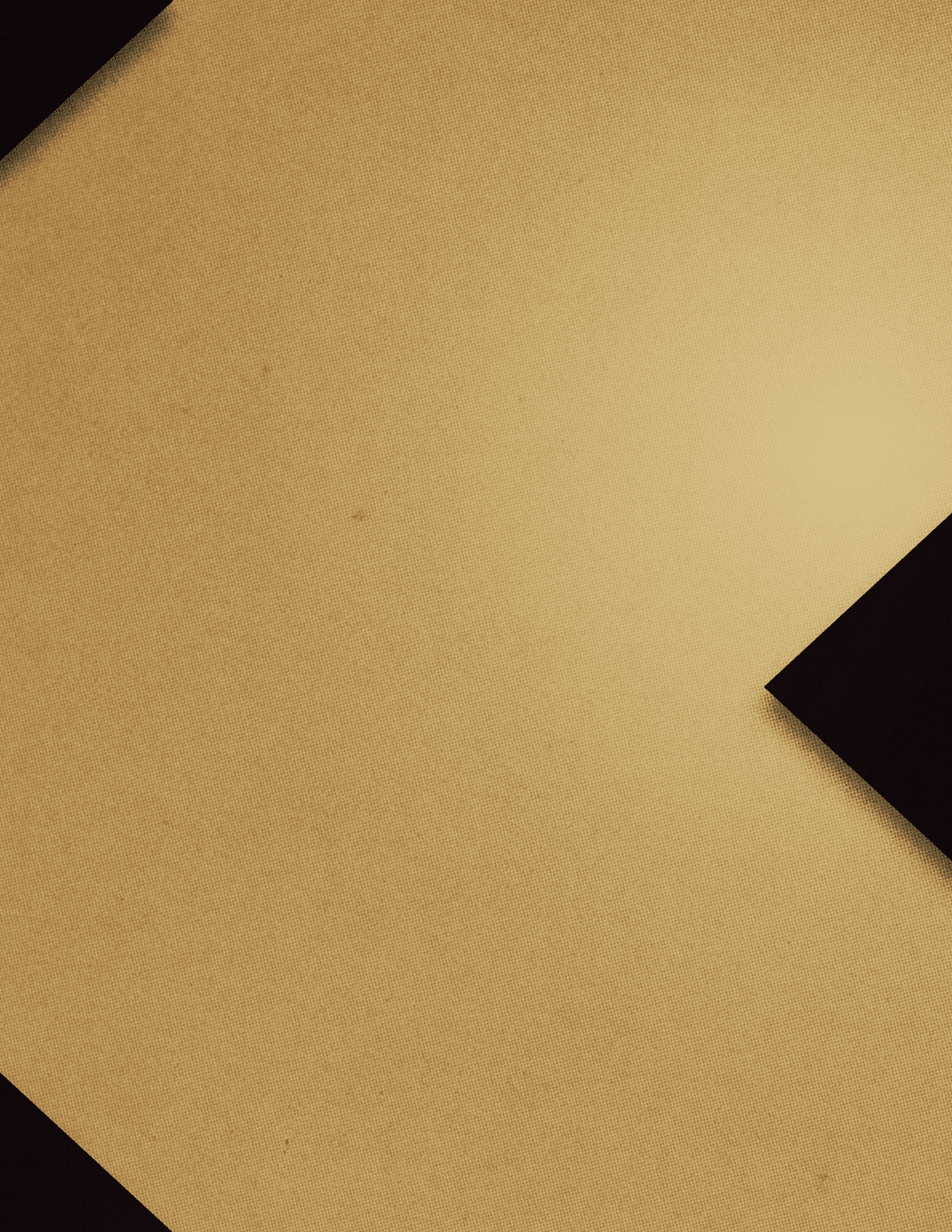 A brown wall with a gold color. Description generated by AI
