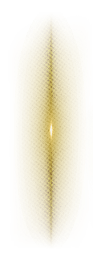 A yellow circle with a light shining in it. Description generated by AI