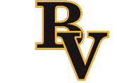 Black letters “R" and "V" with a gold outline overlapping on a white background. Descripci n generada con IA