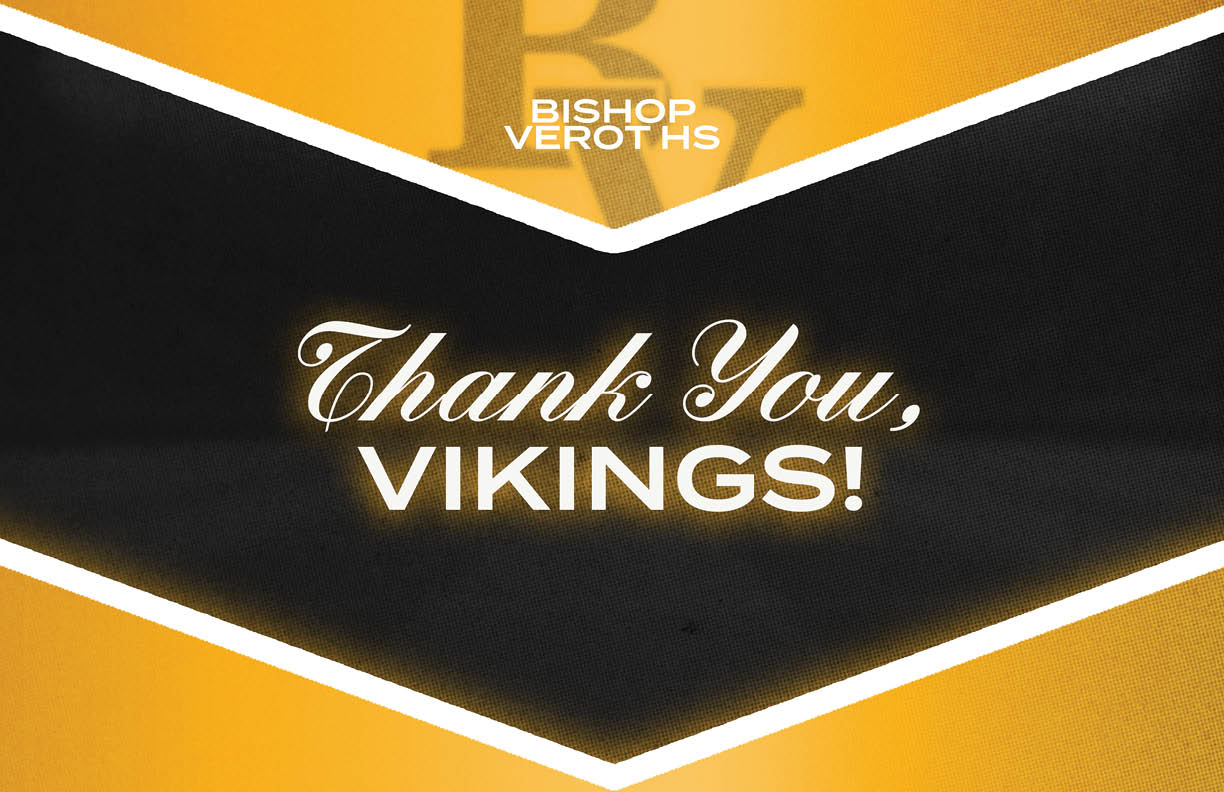 Westerville Central High School banner with the text “Thank You, Warhawks!" in a bold and elegant font. Descripci n generada con IA