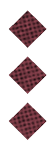 A black and white image of a circle with a red dot in the middle. Description generated by AI