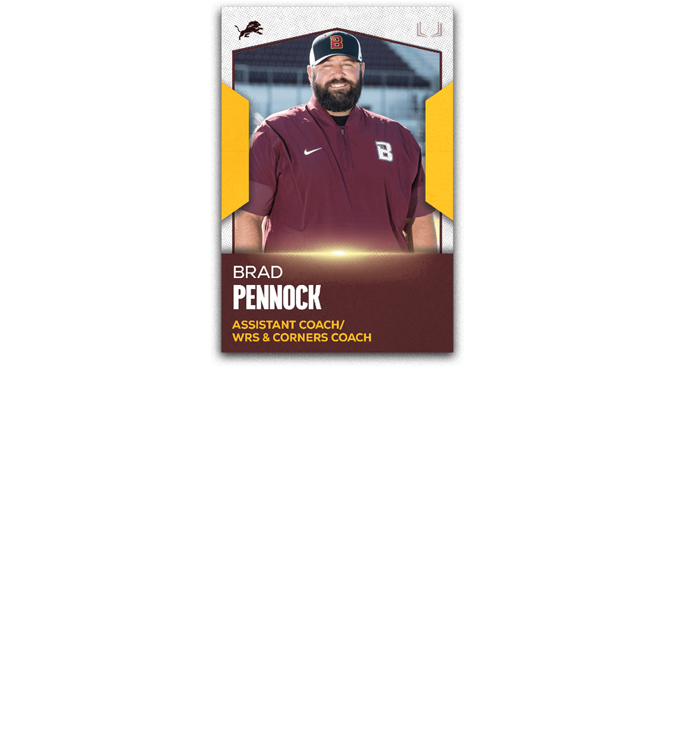  COACH BRAD PENNOCK We welcome Coach Brad Pennock to Blanchard in his first season with the Lions. Coach Pennock is a...
