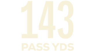 143 PASS YDS