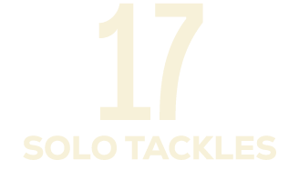 17 SOLO TACKLES