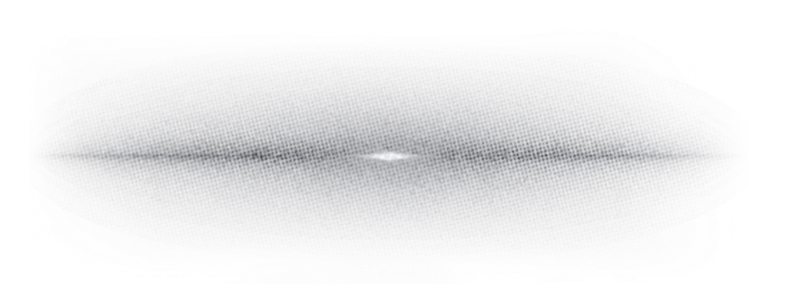 A gold circle with a light shining in it. Description generated by AI