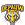 A stylized tiger head with green eyes is centered below the bold yellow word “DEPAUW" on a black background. Description generated by AI