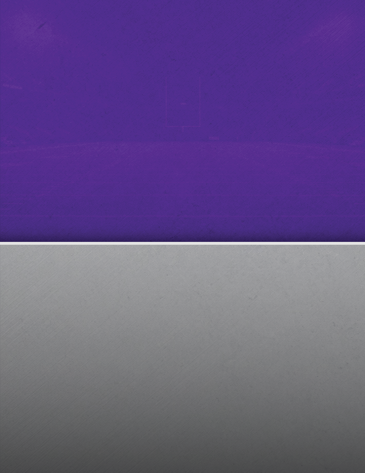 A purple gradient background with faint vertical lines above a solid gray area. Description generated by AI