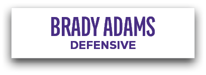 brady adams defensive