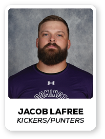 Jacob Lafree kickers/punter