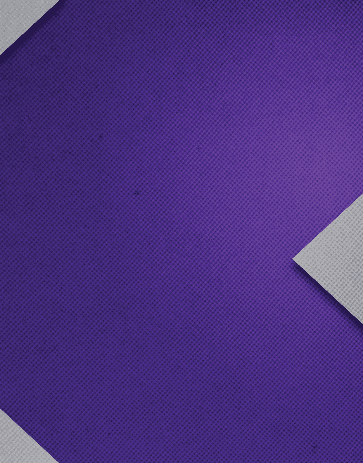 A purple and gray triangle. Description generated by AI