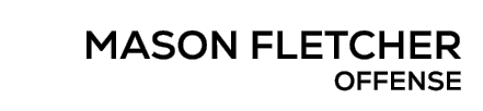 mason fletcher offense