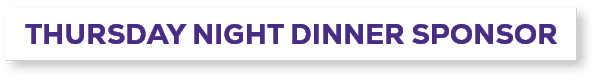 thursday night dinner sponsor
