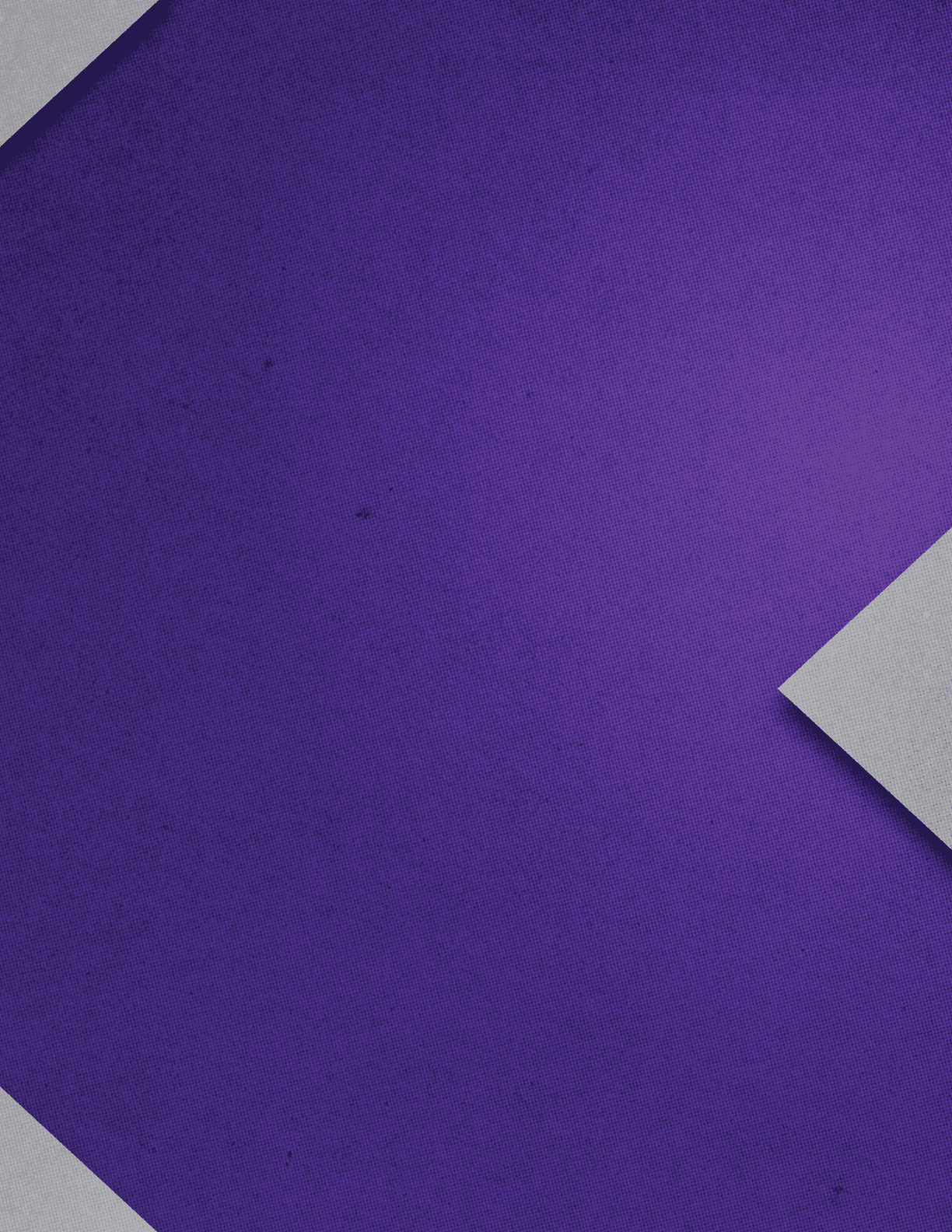 A purple and gray triangle. Description generated by AI