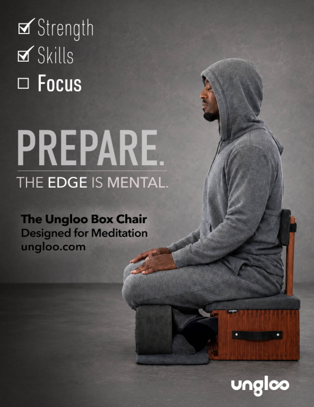 A man wearing a hoodie sits in a chair with his legs crossed. AI generated content