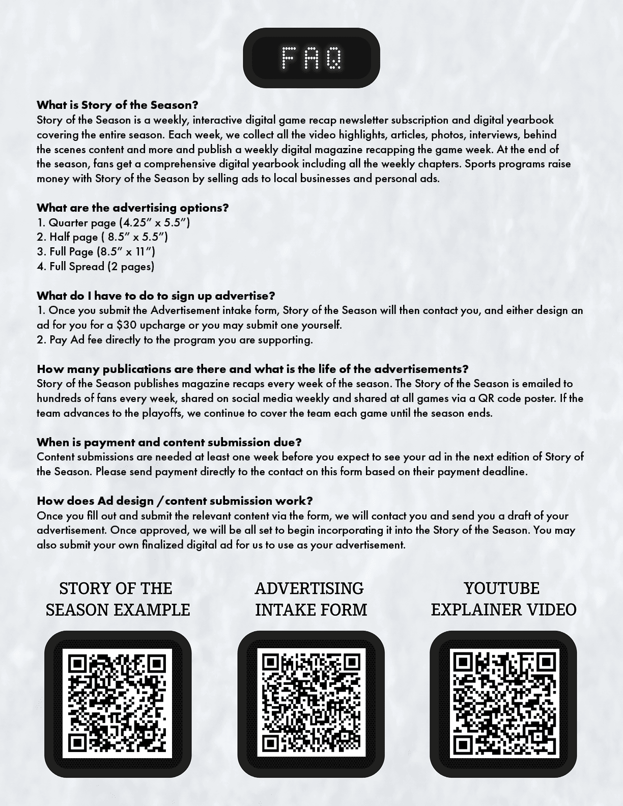 What is Story of the Season? Story of the Season is a weekly, interactive digital game recap newsletter subscription ...