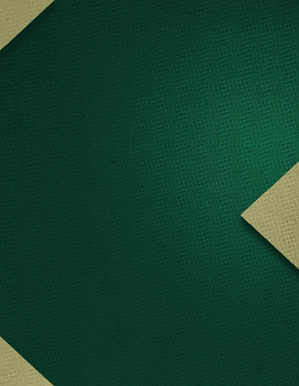 A green and white square with a triangle cut out of it. Description generated by AI
