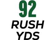 92 RUSH YDS