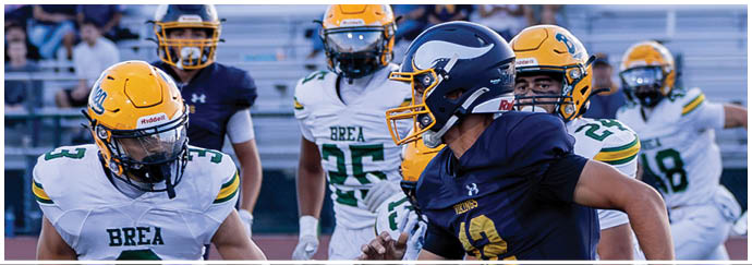 A group of football players on a field. Description generated by AI